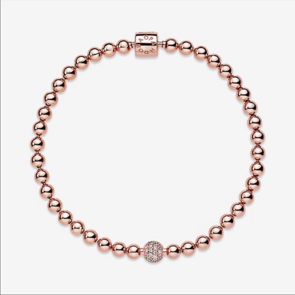 Pandora Beads & Pavé Bracelet